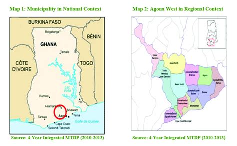Agona Map .